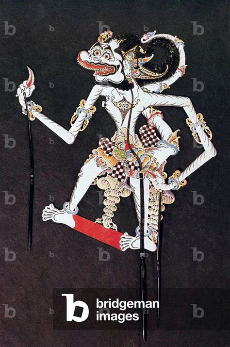 Image Of Indonesia Wayang Kulit Shadow Puppet Figure Of Hanuman