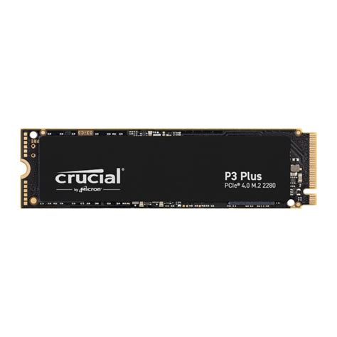 Crucial P3 Plus 4TB M 2 NVMe 3D NAND SSD Showspace