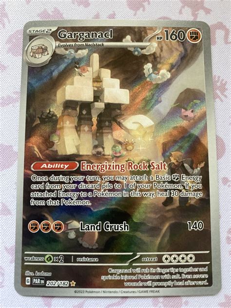 Pok Mon Tcg Garganacl Paradox Rift Holo Illustration Rare Ebay