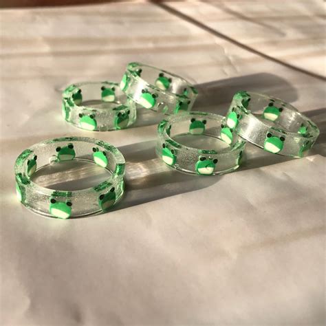 Buy At Lilabutterflies On Instagram Hand Jewelry Rings Resin
