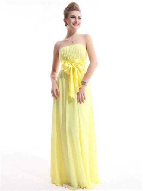 Yellow Bridesmaid Dresses Ebay