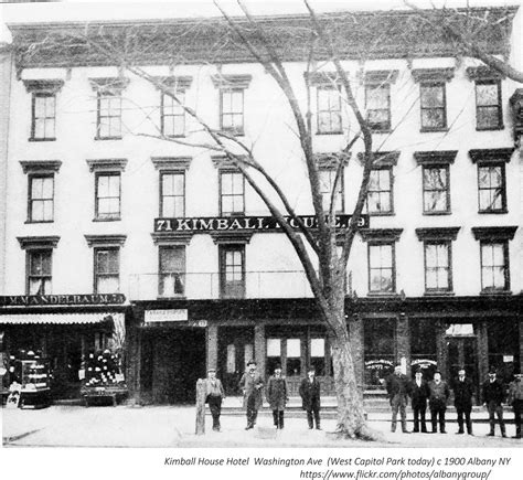 Kimball House Hotel Washington Ave Circa 1900 Albany Ny Flickr