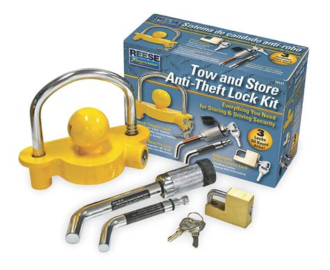 Reese Tow And Store Anti Theft Lock Set 2zpu3 7014700 Grainger