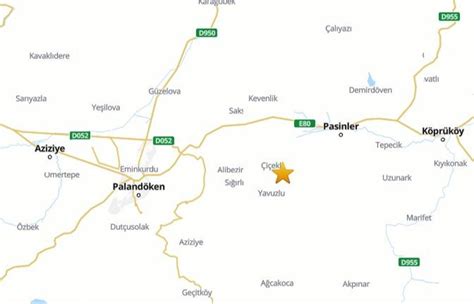 Erzurum Da Korkutan Deprem Afad Son Dakika Verileri A Klad T Rkiye