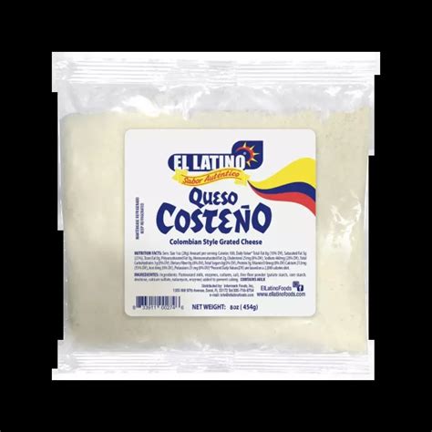 Queso Costeno Molido 8 Oz Del Mundo Distribution