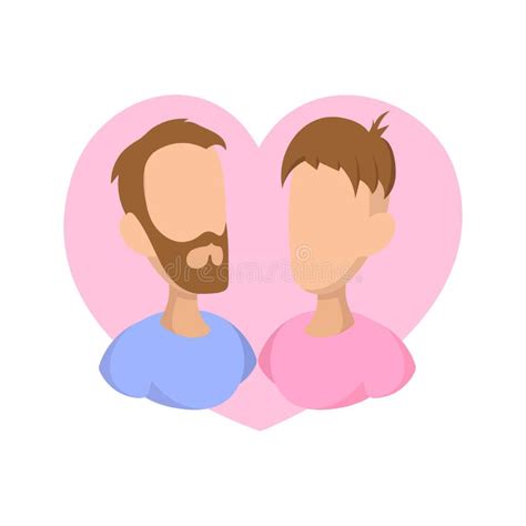 Gay Couple Cartoon Icon Stock Vector Illustration Of Marriage 65936713