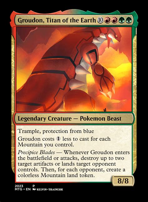 Custom Cards for Each Legendary/Mythical Pokemon: Gen 3 : r/custommagic