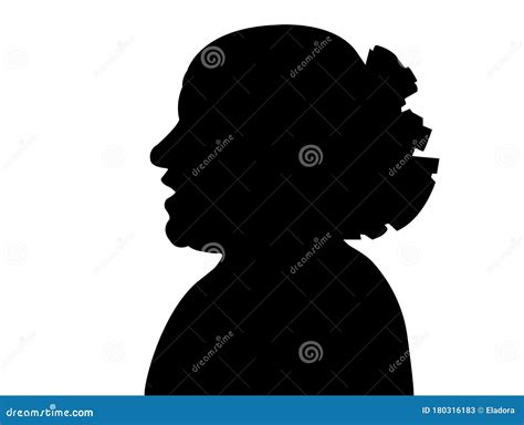 Vector De Silueta De Cabeza De Mujer Ilustración Del Vector