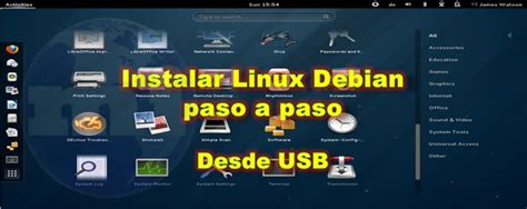 Linux Debian Instalación en pasos muy sencillos desde USB Más