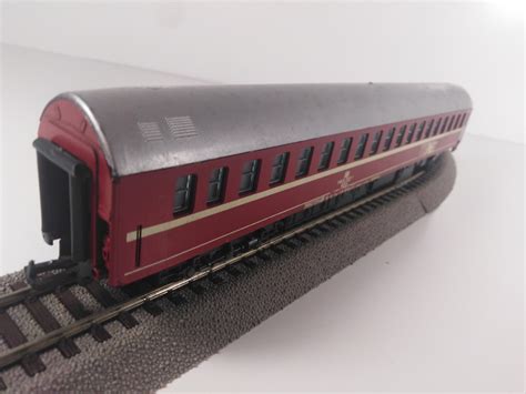 HO Gauge Lima European Sleeper Coach In Trans Euro Nacht Livery