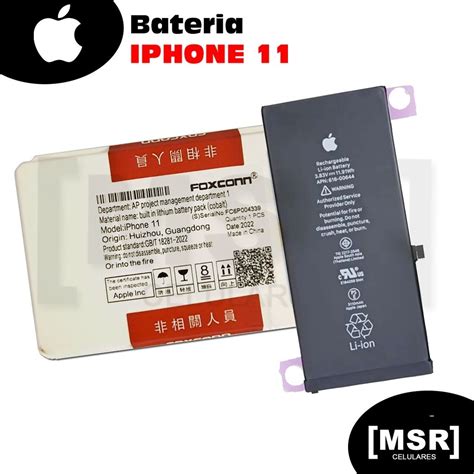 Bateria ORIGINAL Celular APPLE Modelo IPHONE 11 Foxconn Shopee Brasil