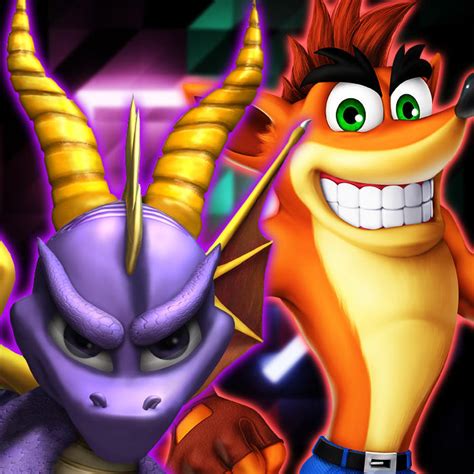 Crash Bandicoot Vs Spyro The Dragon Icon By Zelrom On Deviantart