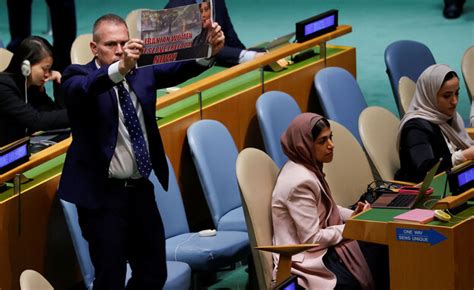 Israeli Ambassador Leaves Un Assembly During Speech Of Iranian President Calls For