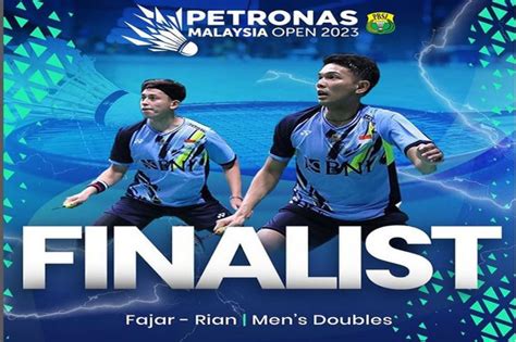 Link Live Streaming Final Malaysia Open 2023 Dukung Fajar Rian Di RCTI