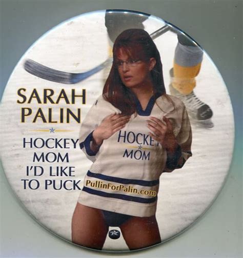 Sarah Palin Hockey Mom 6 Inch Pin Etsy