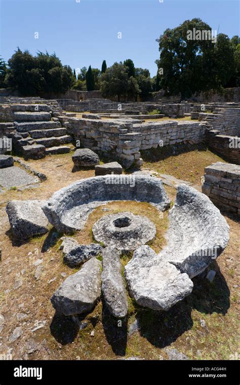 Dobrika Bay Kastrum Site On Brioni Islands Veliki Brijun Croatia