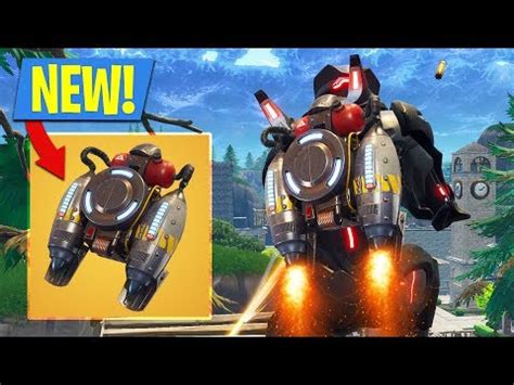 New JETPACK Update In Fortnite Battle Royale Fortnite Jetpack