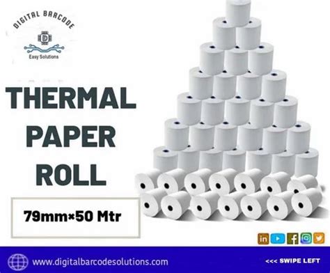 DBS Roll Type Thermal Paper/Billing Machine/POS Machine Rolls 3 Inch ...