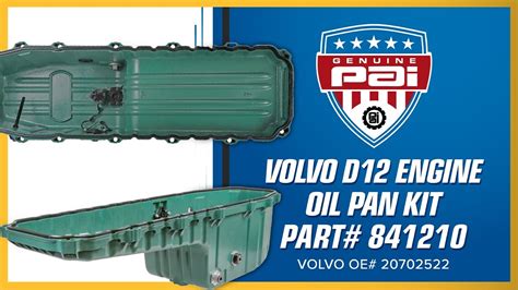 Pai Volvo D Oil Pan Kit Pai Oe Youtube