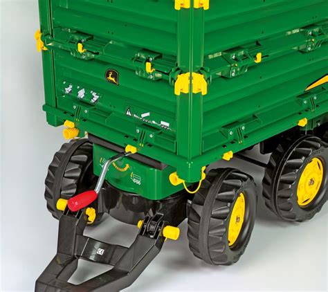 Rolly Toys Rollymulti Trailer John Deere H Y Tilhenger Med Side Og