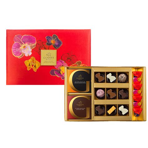 GODIVA Chocolate Luxury Gift Box Red 59pcs - Valiram Group