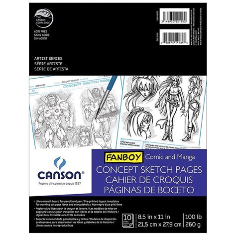 Canson Fanboy Concept Sketch Pages X Sheet Pad