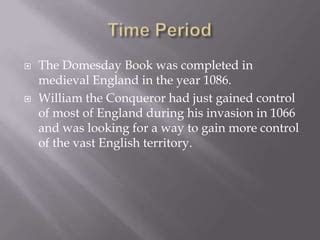 Domesday book | PPT