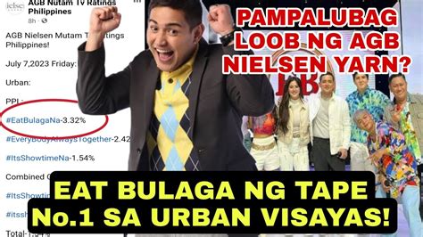 Eat Bulaga Ng Tape No1 Sa Urban Visayas Pampalubag Loob Ng Agb Nielsen Yarn🤣🤣 Youtube