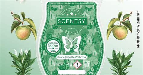 Peace Lily Be With You Scentsy Bar The Candle Boutique Scentsy Uk