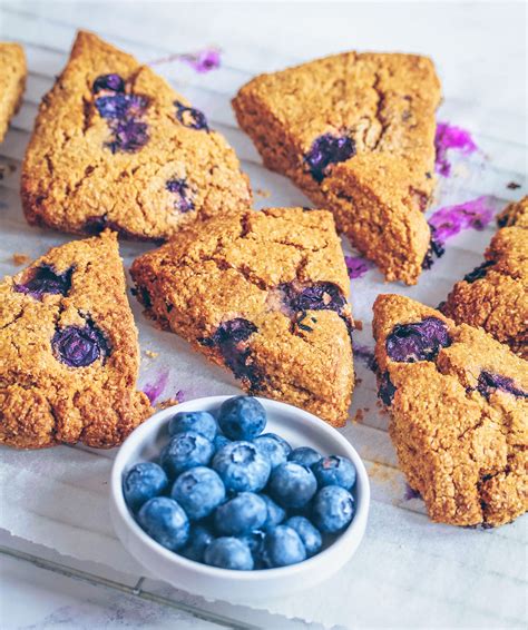 Blueberry Scones Vegan And Gluten Free Nadias Healthy Kitchen