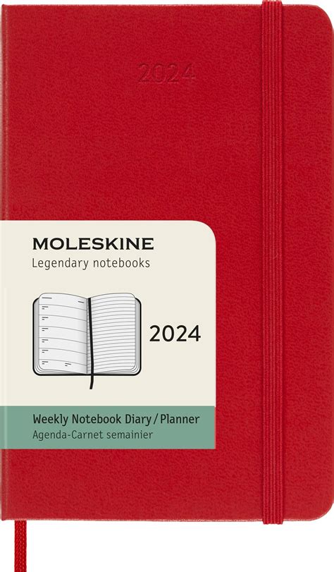 Amazon Moleskine Weekly Notebook Planner M Large Black