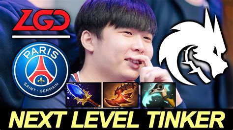 Psg Lgd Vs Spirit Game Rubick God Next Level Tinker Strat Ti