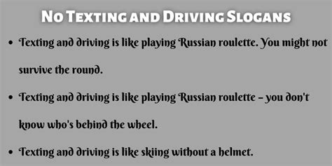 400 Catchy No Texting And Driving Slogans That You Will Love