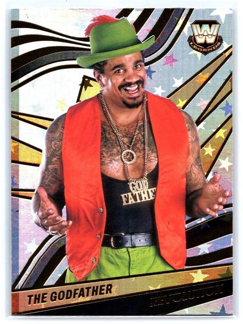 Panini Revolution Wwe Astro Parallel The Godfather Wwf Ebay