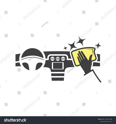 Car Interior Cleaning Services Icon Vector Stock Vector Royalty Free