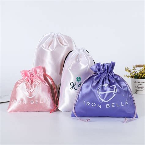 Pcs Satin Drawstring Bags Custom Dust Bags Jewelry Package Pouch