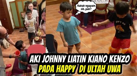 UWA BABA ULTAH KENZO NIMBRUNG MAU IKUTAN NIUP LILIN KIANO PALING HEBOH