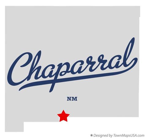 Map of Chaparral, NM, New Mexico