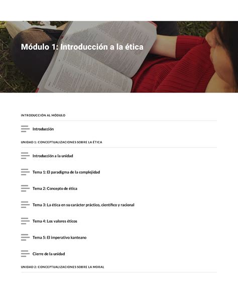 M1 Identidad modulo IN TR ODUCCIÓN AL MÓDULO UN IDAD 1 CON