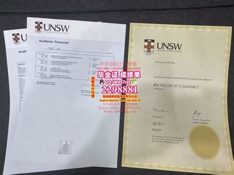 专业办理unsw毕业证学位证新南威尔士大学文凭成绩单 Ppt