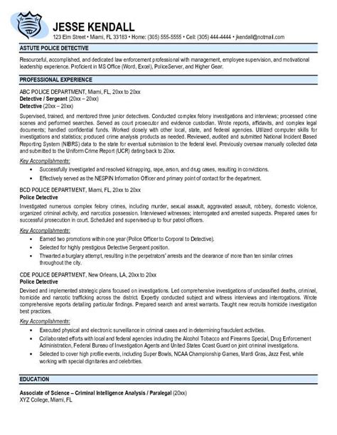 32 Law Enforcement Resume Template Microsoft Word For Your Needs