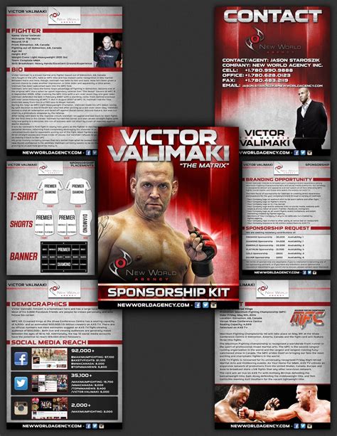 Mma Fighter Sponsorship Kit Design Get Yours At Mmafightbanners