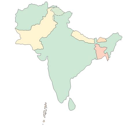 South Asia Map Diagram Quizlet