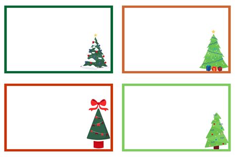 Christmas Label Borders 10 Free Pdf Printables Printablee