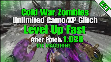 Best Insane Unlimited Camo Xp Glitch Level Up Fast In Cold War Zombies