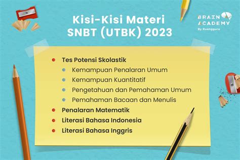 Materi Snbt 2023 Dan Perubahan Seleksi Masuk Ptn Pahamify