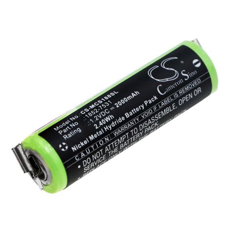 Moser Akku 1 2v 2000mah 1852 7531 Tarvikeakku Ni Mh Suomenakut Fi