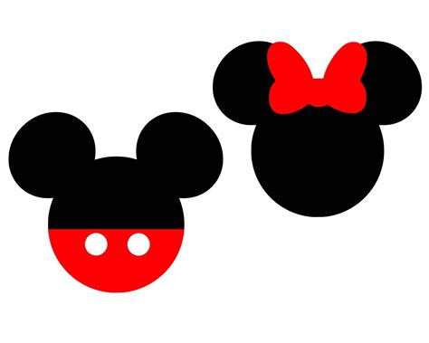 Minnie Mouse Face Svg