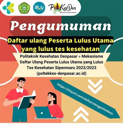 Politeknik Kesehatan Denpasar Mekanisme Daftar Ulang Peserta Lulus