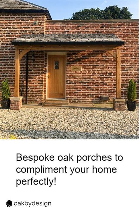 Lean To Oak Porch On Brick Pilasters Artofit